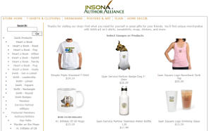 INSONA Author Alliance Member Merchandise...